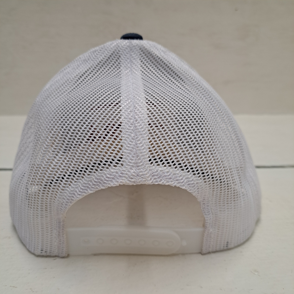 Vintage Reagan Bush '84 Blue and White Trucker Cap Snap-Back - Picture 2 of 3